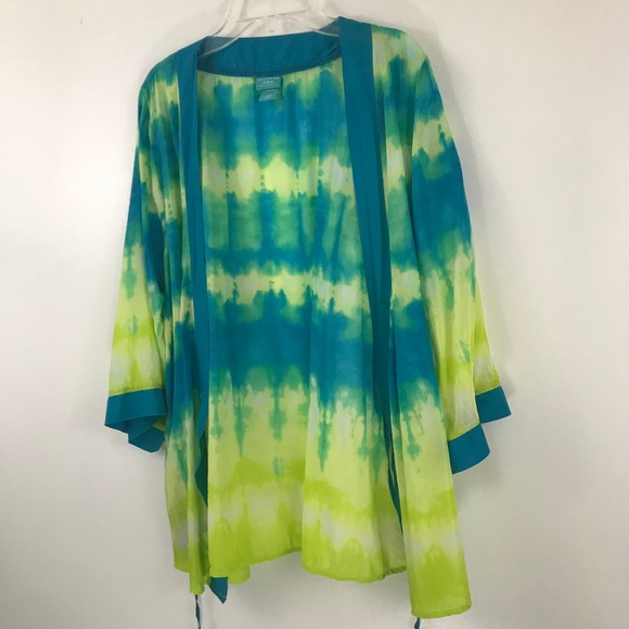 Calypso St. Barth for Target Kimono Yellow M/L - Picture 3 of 6